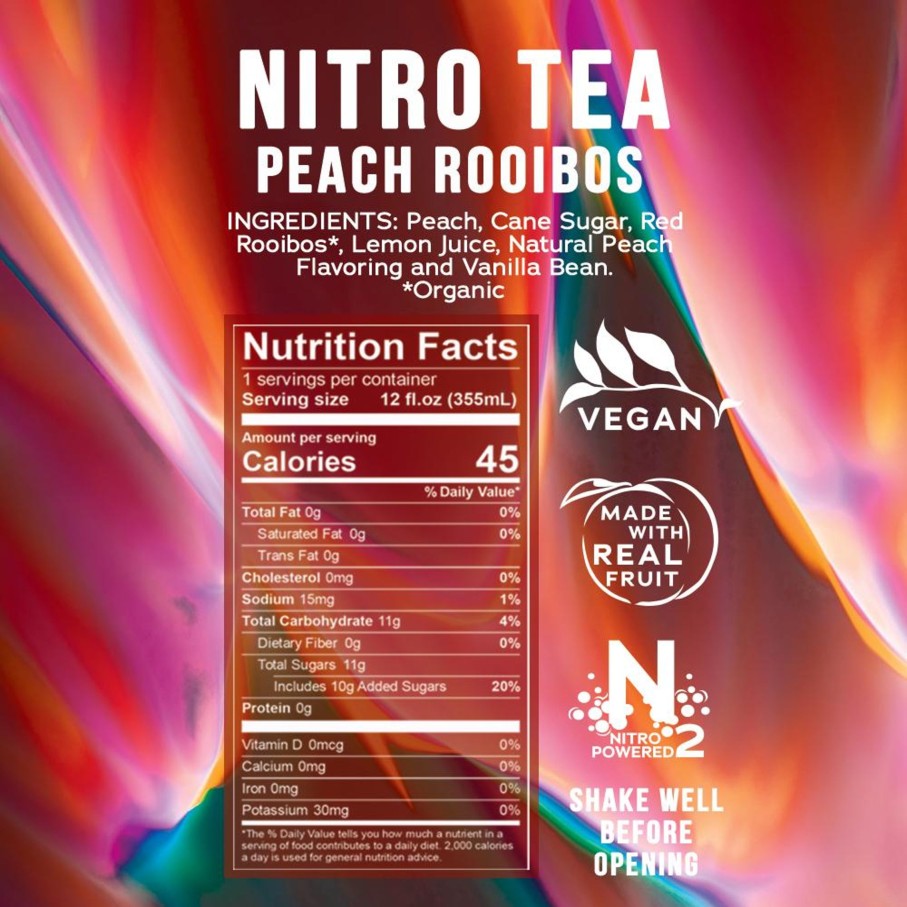 Teas Portal Tea | Nitro Tea - Peach Rooibos