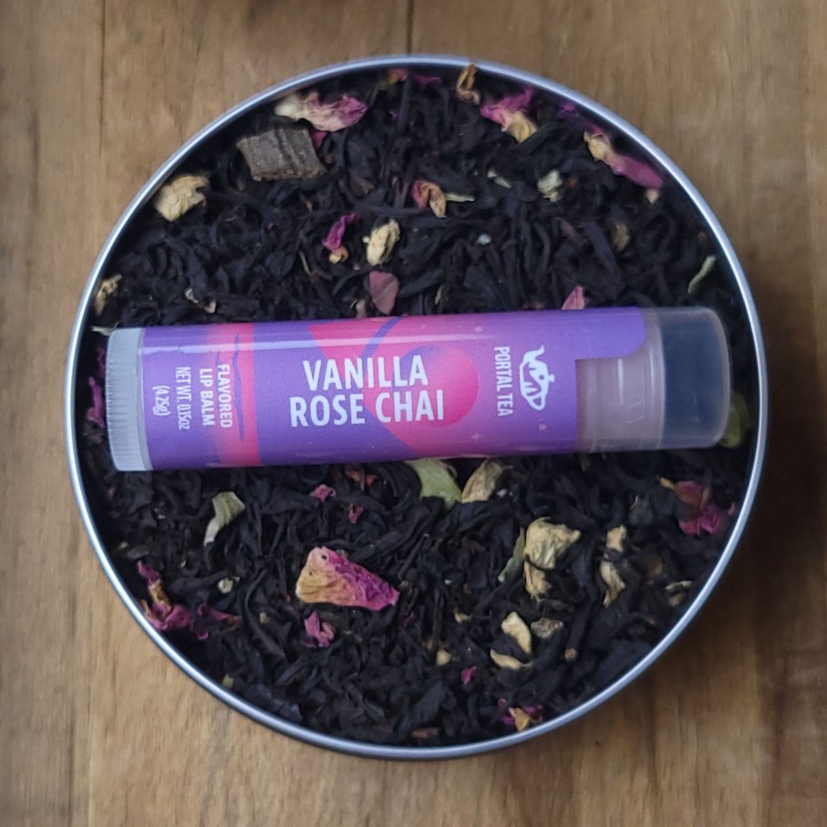 Teaware Portal Tea | Tea Scented Lip Balm - Vanilla Rose Chai 3Pk