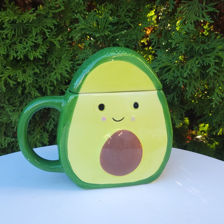 Teaware Portal Tea | Avocado Mug W/Lid