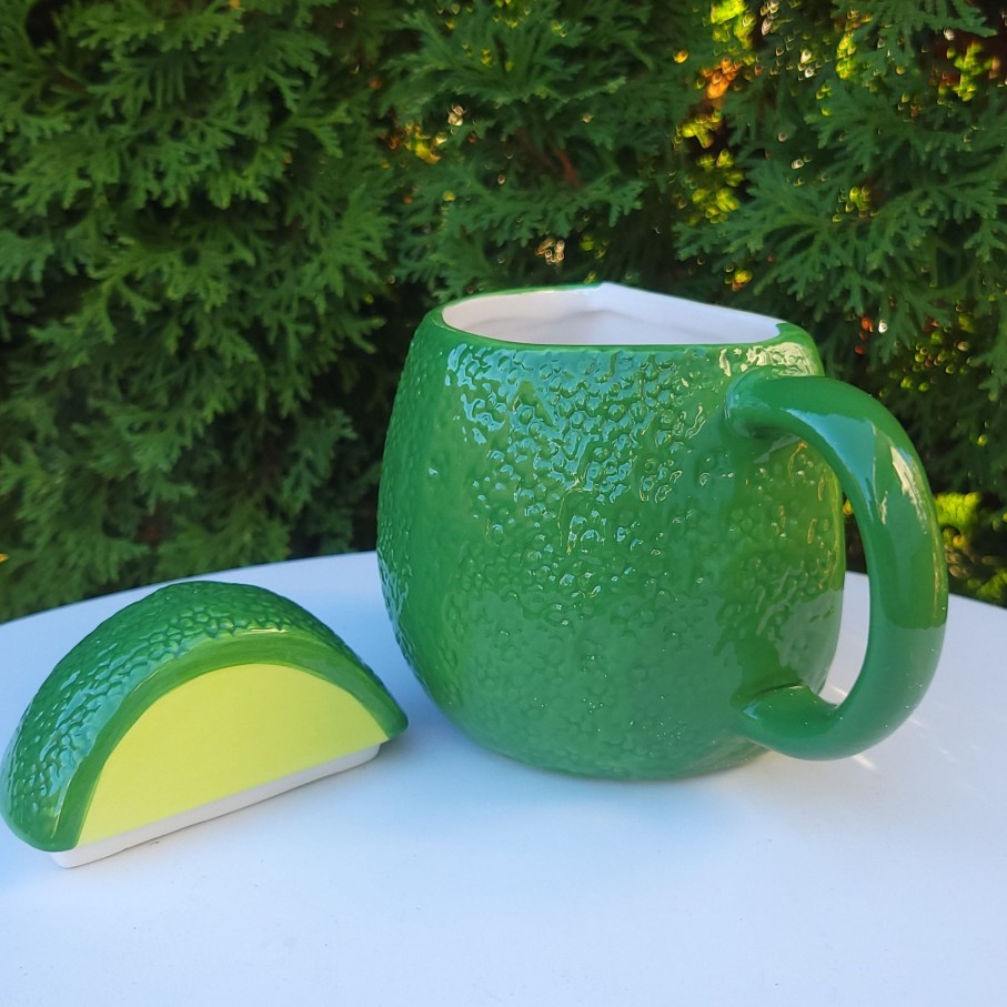 Teaware Portal Tea | Avocado Mug W/Lid