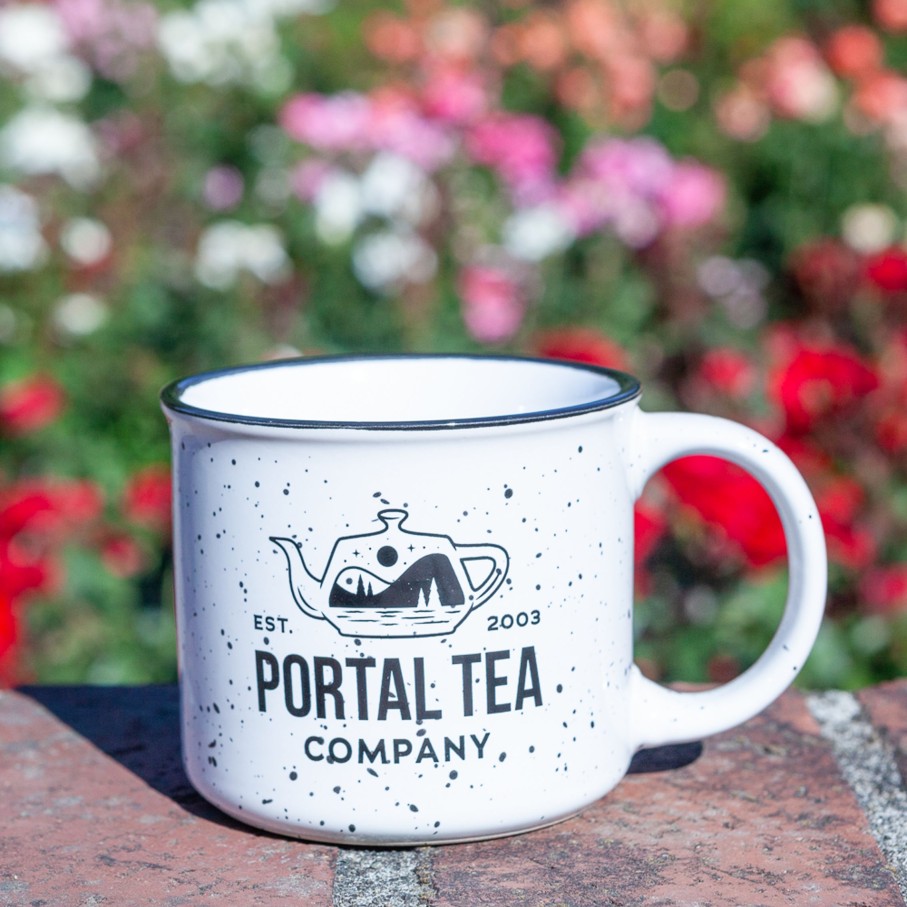 Teaware Portal Tea | Portal Tea Camp Mug — White