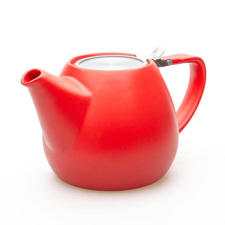 Teaware Portal Tea | Jove Porcelain Teapot 34Oz - Red