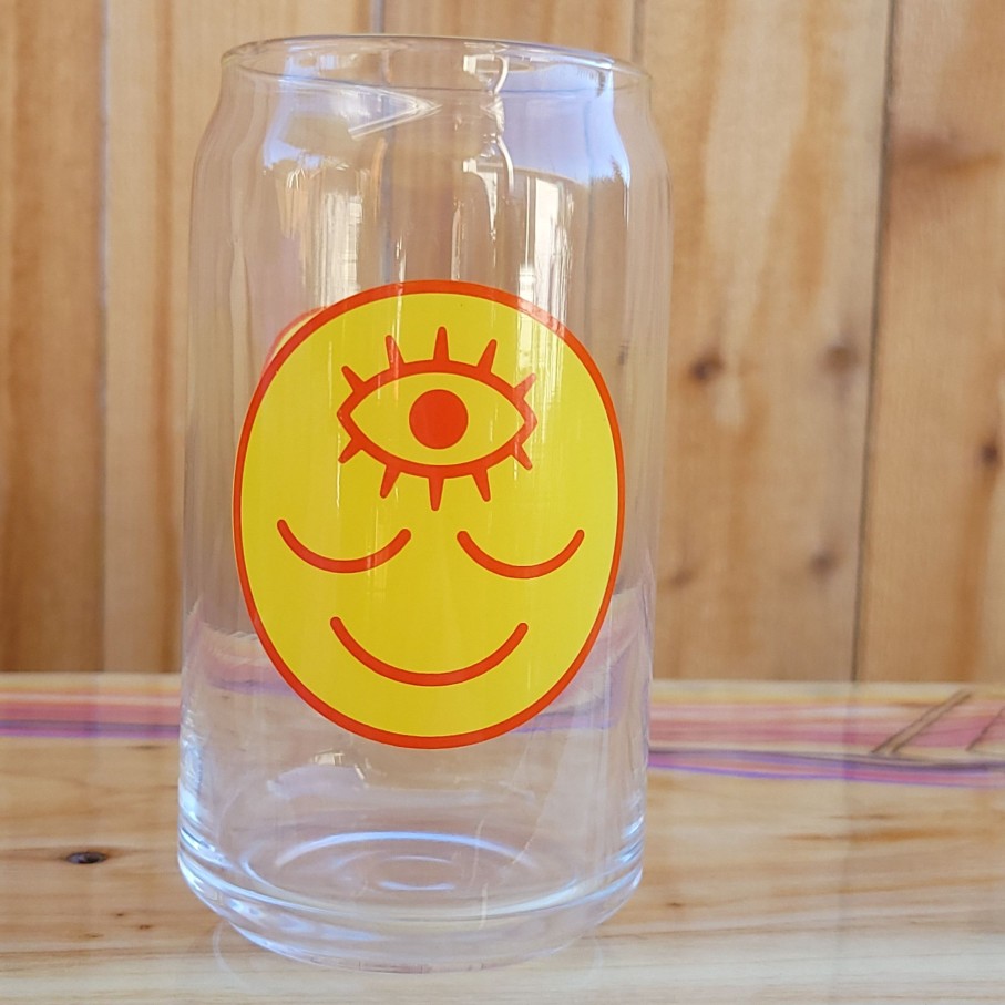 Teaware Portal Tea | Be Nice To You Drinking Glass- Red/Yellow