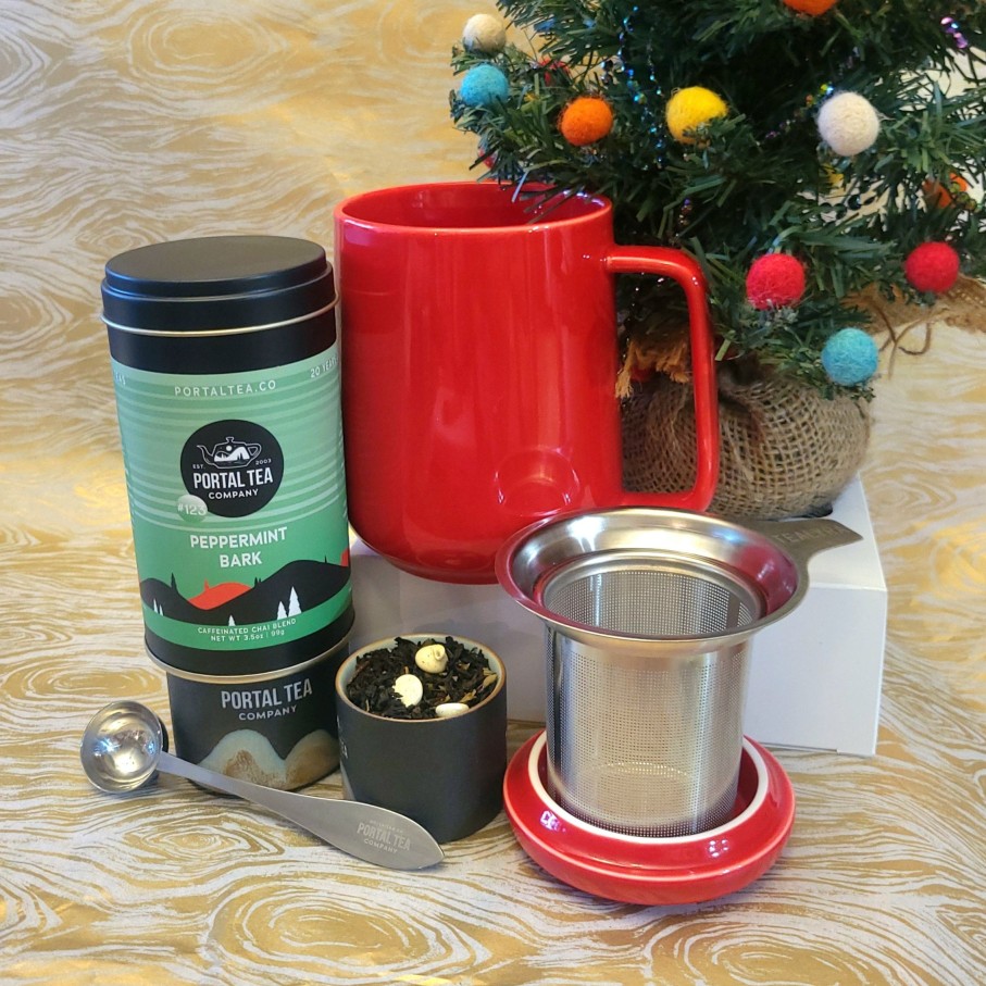 Teaware Portal Tea | Peak Mug & Tea Gift Set - Red