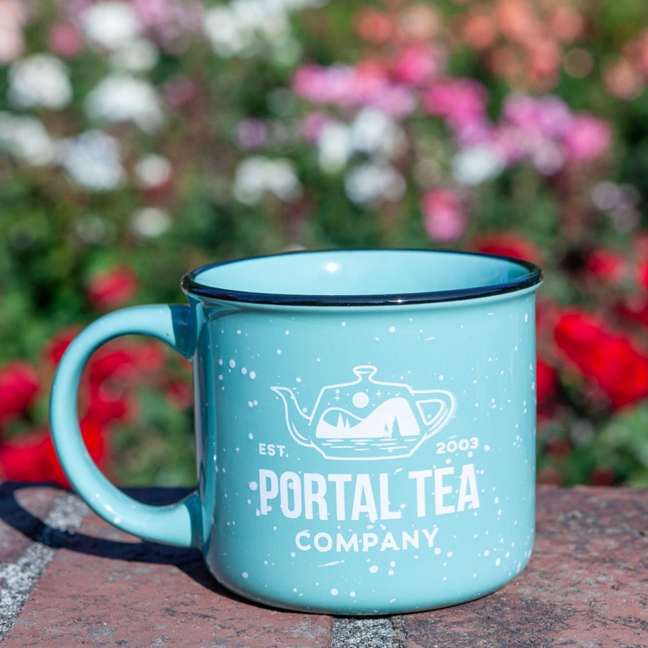 Teaware Portal Tea | Portal Tea Camp Mug — Teal